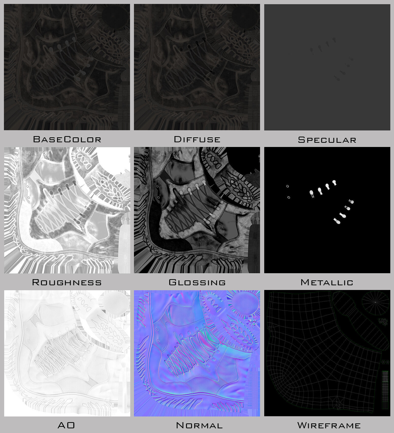 Modern Russian Soldier Low-poly 3D model_42