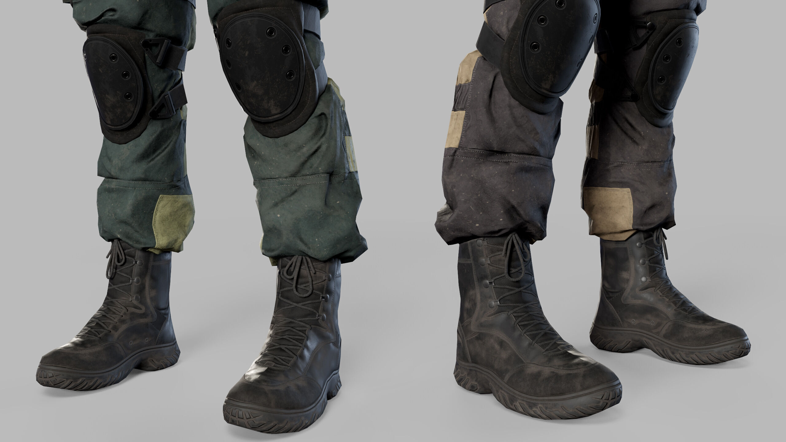 Modern Russian Soldier Low-poly 3D model_22