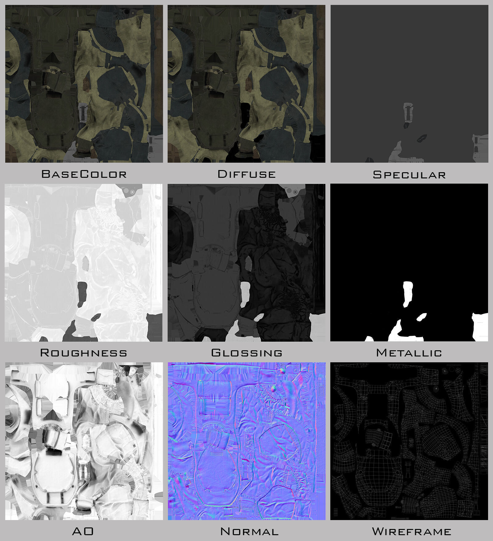 Modern Russian Soldier Low-poly 3D model_51