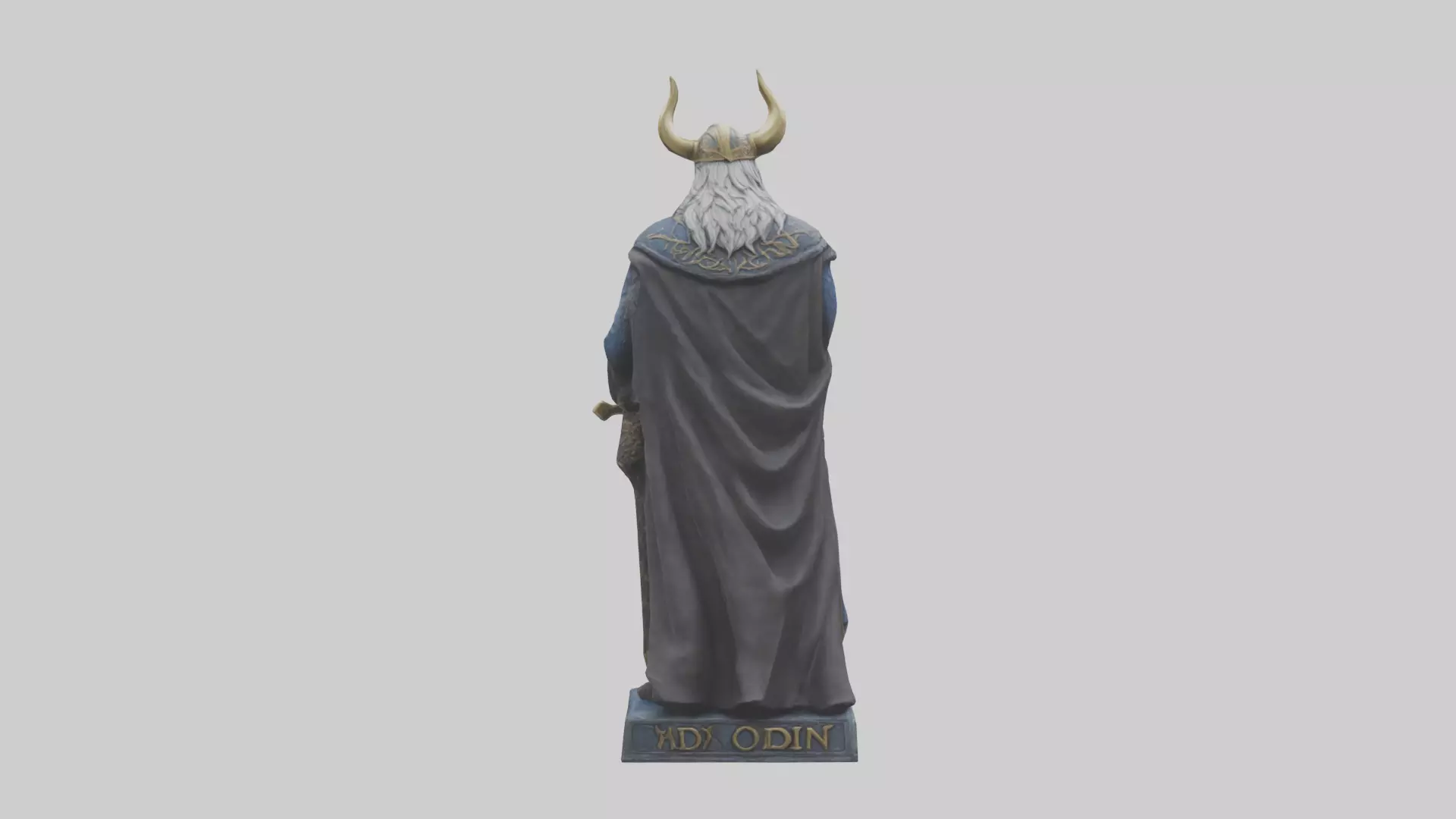 Odin statue model 3D model_0