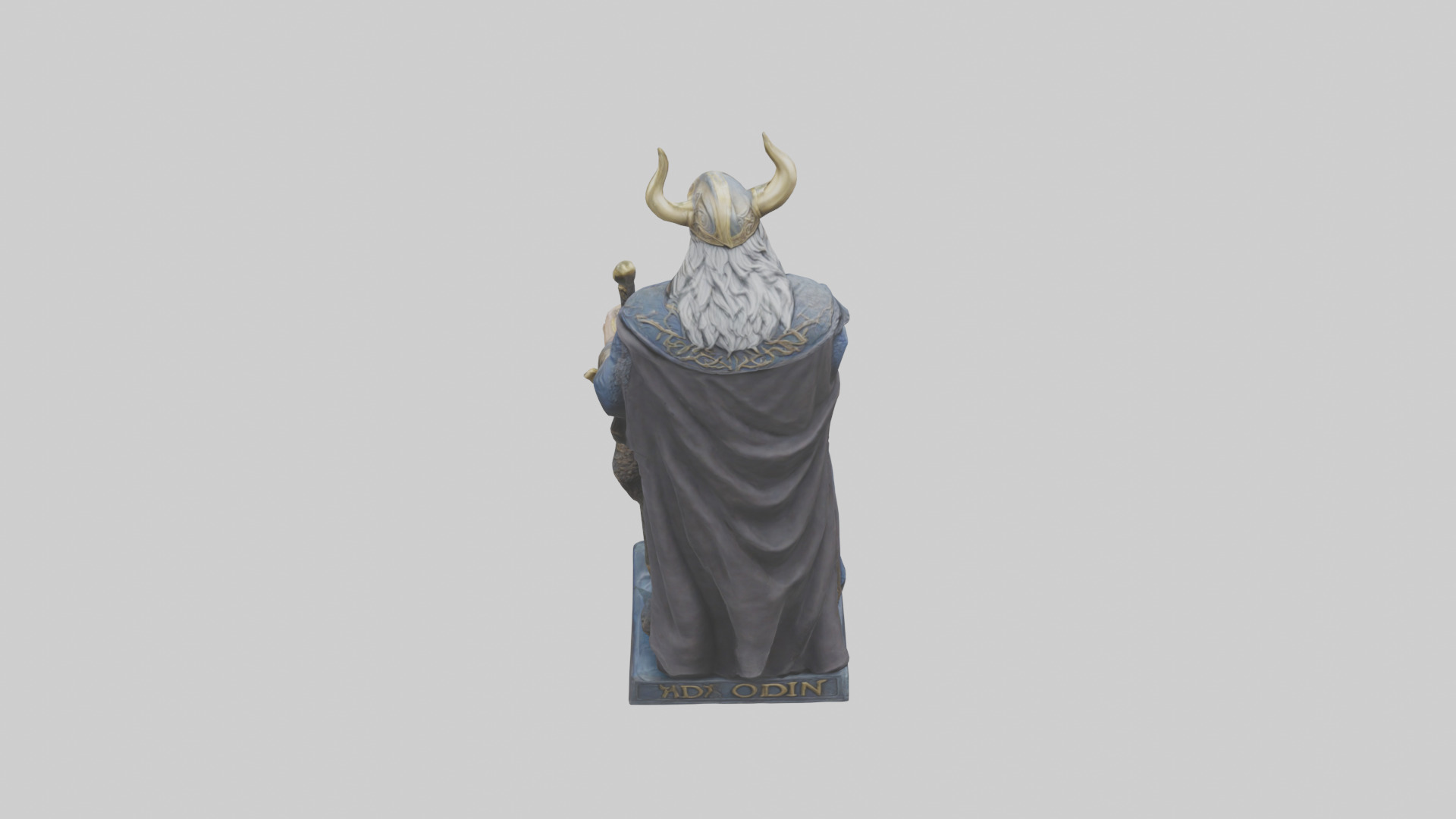 Odin statue model 3D model_15