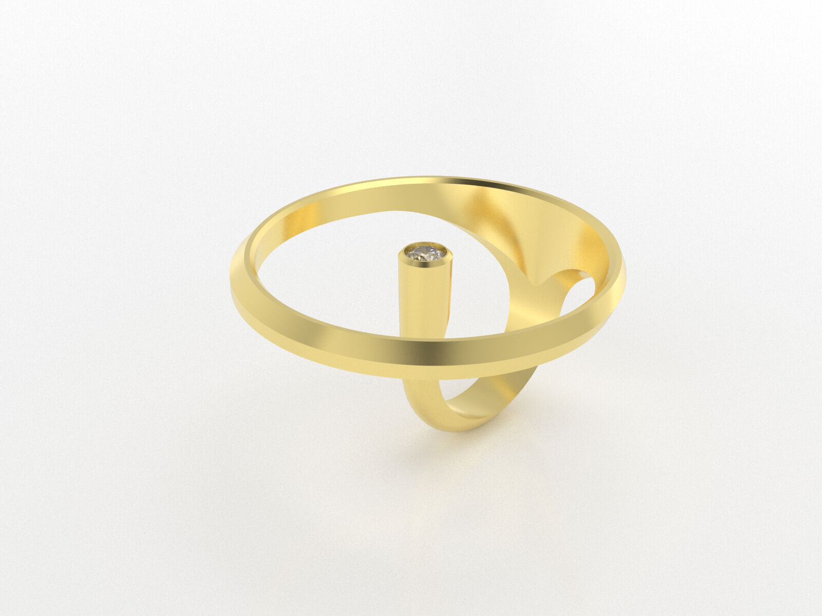 Round Ring Free 3D print model_4