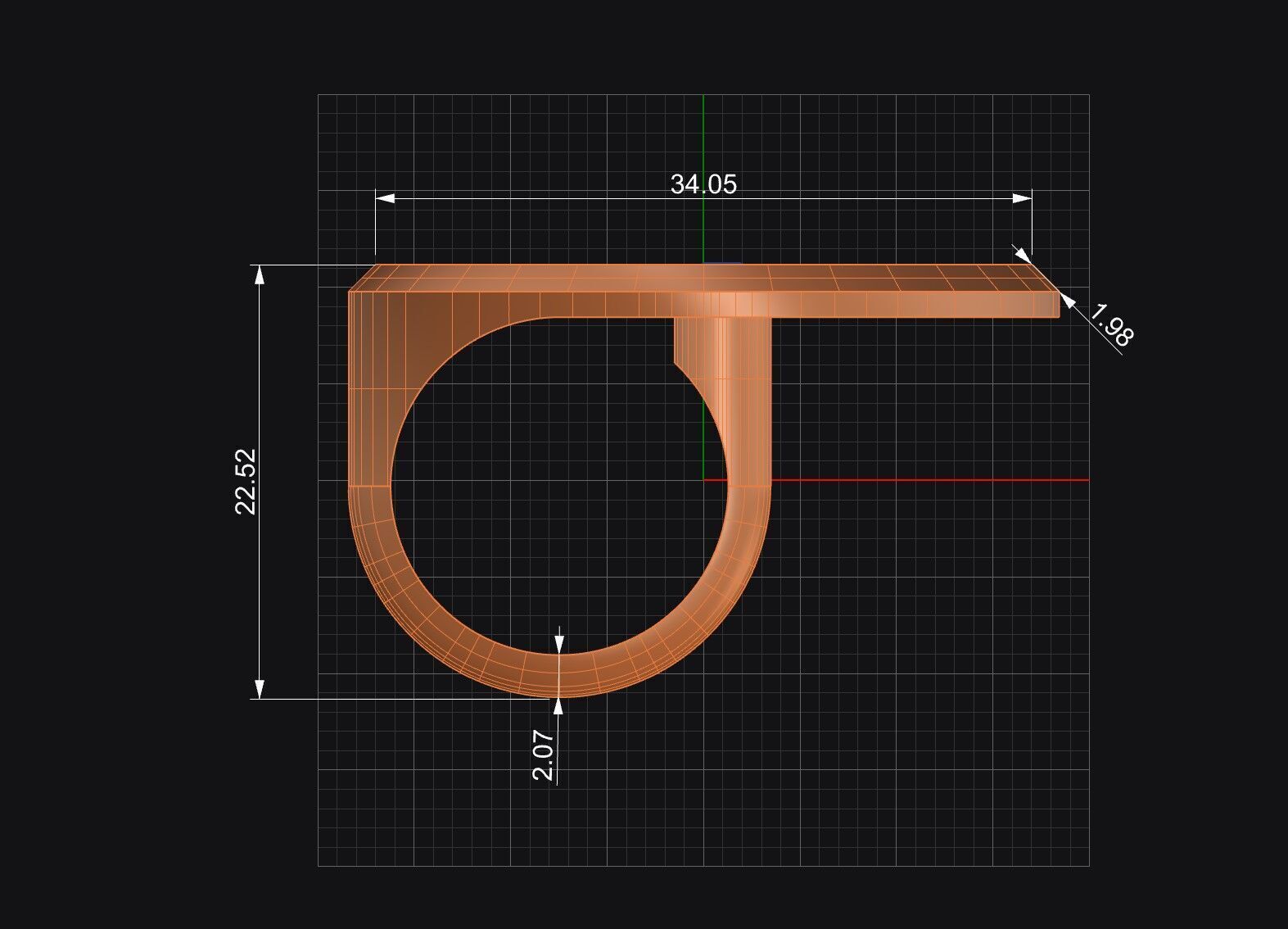 Round Ring Free 3D print model_8