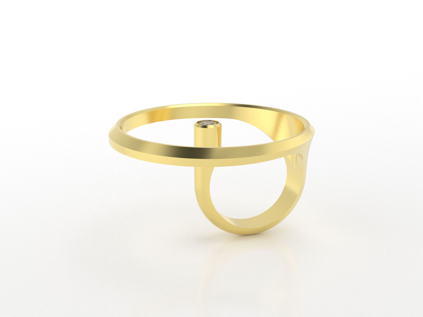 Round Ring Free 3D print model_1