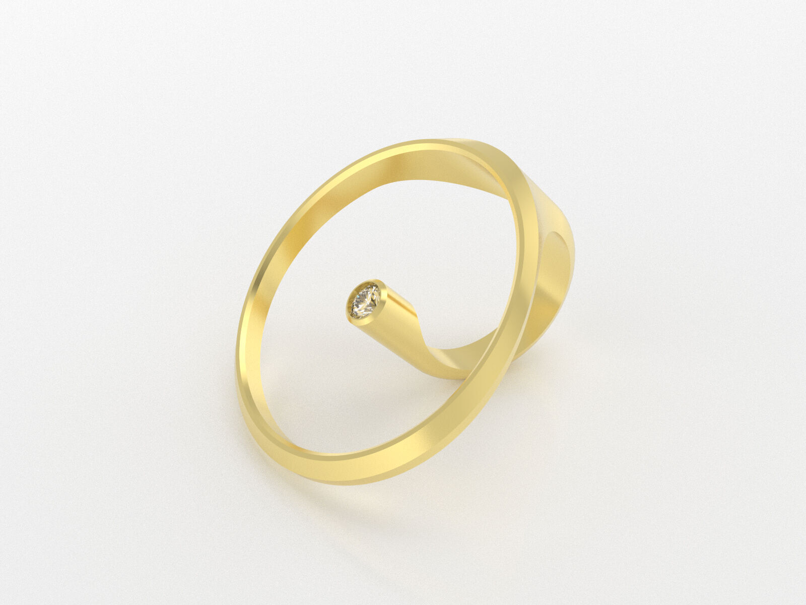 Round Ring Free 3D print model_6