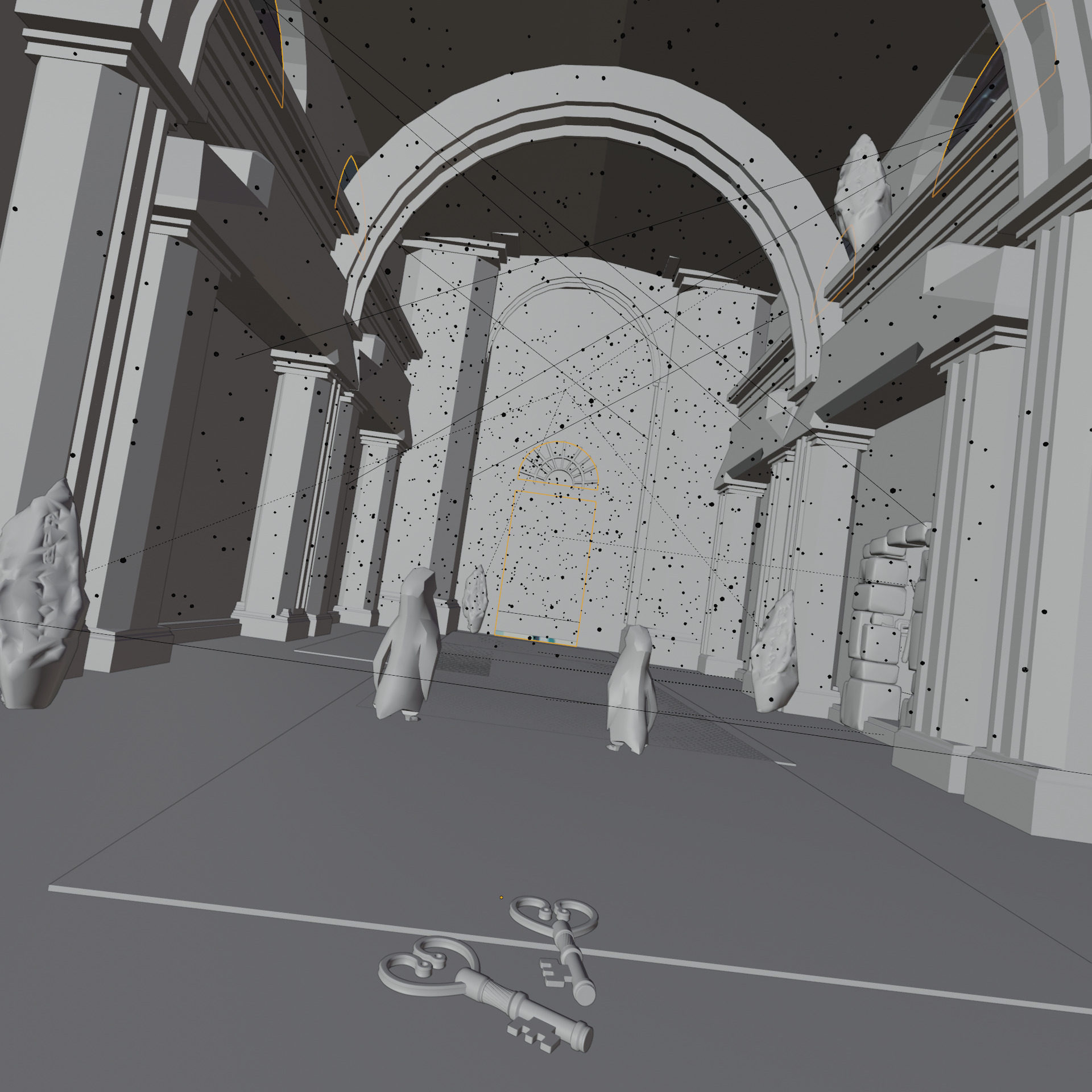 FREE Liminal Portal to the Unknown Realm Free 3D model_4