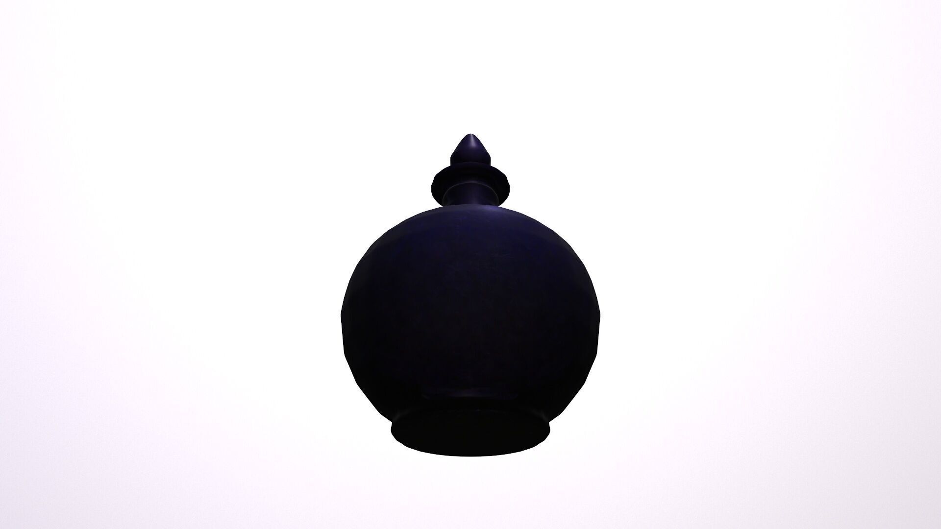 3d High Render Glass Bottle Perfume Spray Isolated 3D model_3