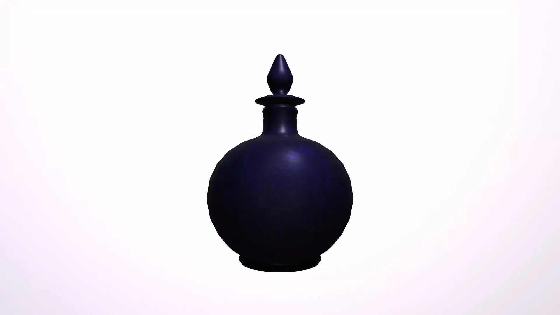 3d High Render Glass Bottle Perfume Spray Isolated 3D model_0