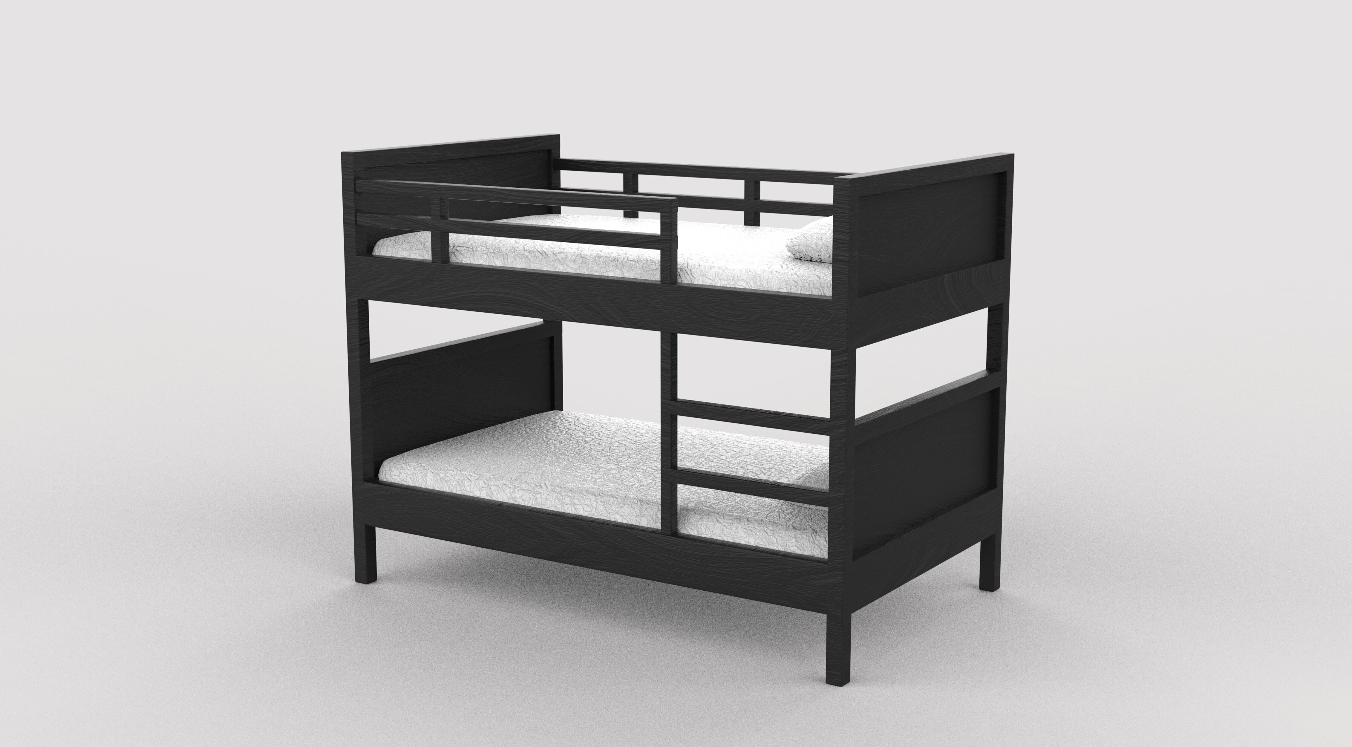Norddal Bunk Bed 3D model_3