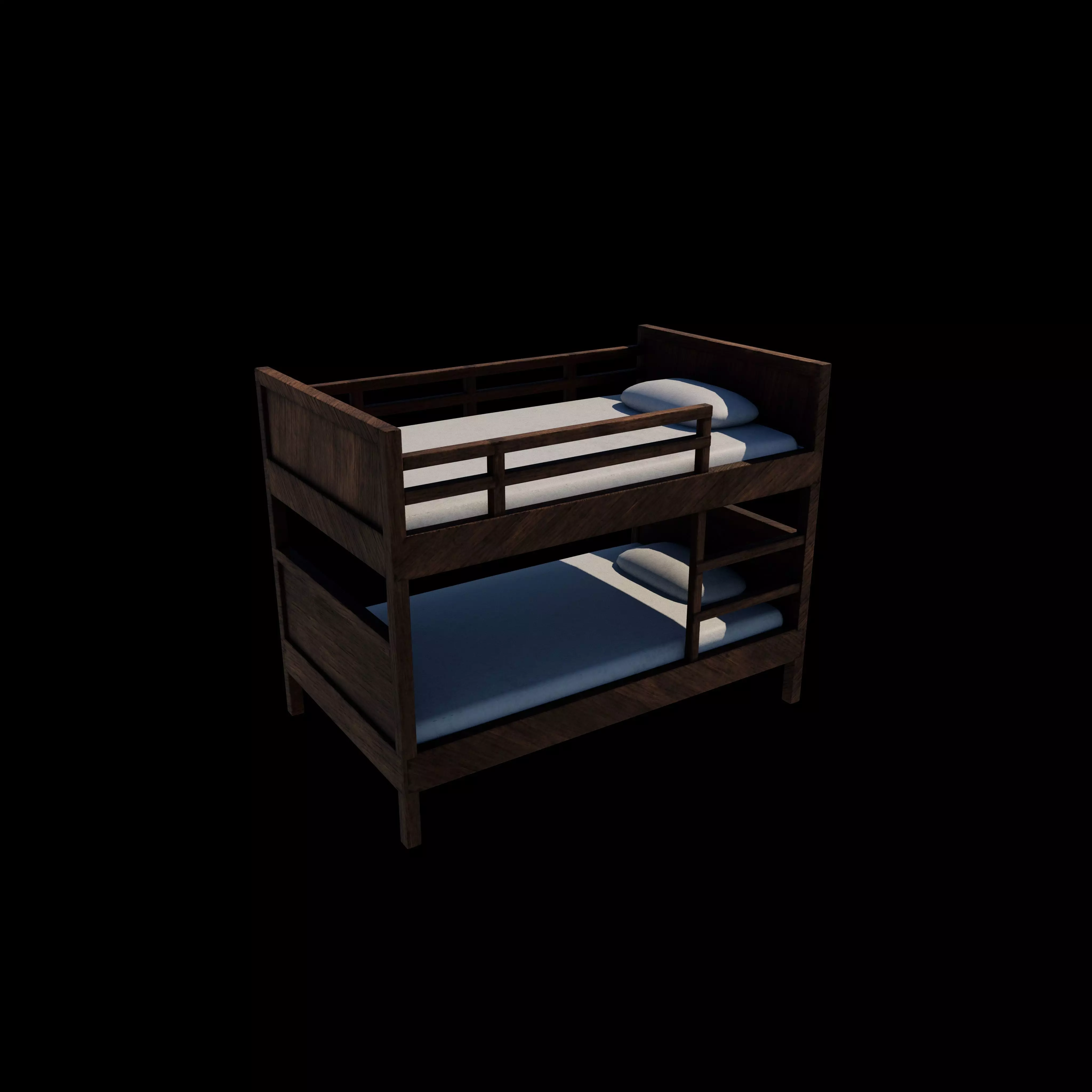 Norddal Bunk Bed 3D model_0