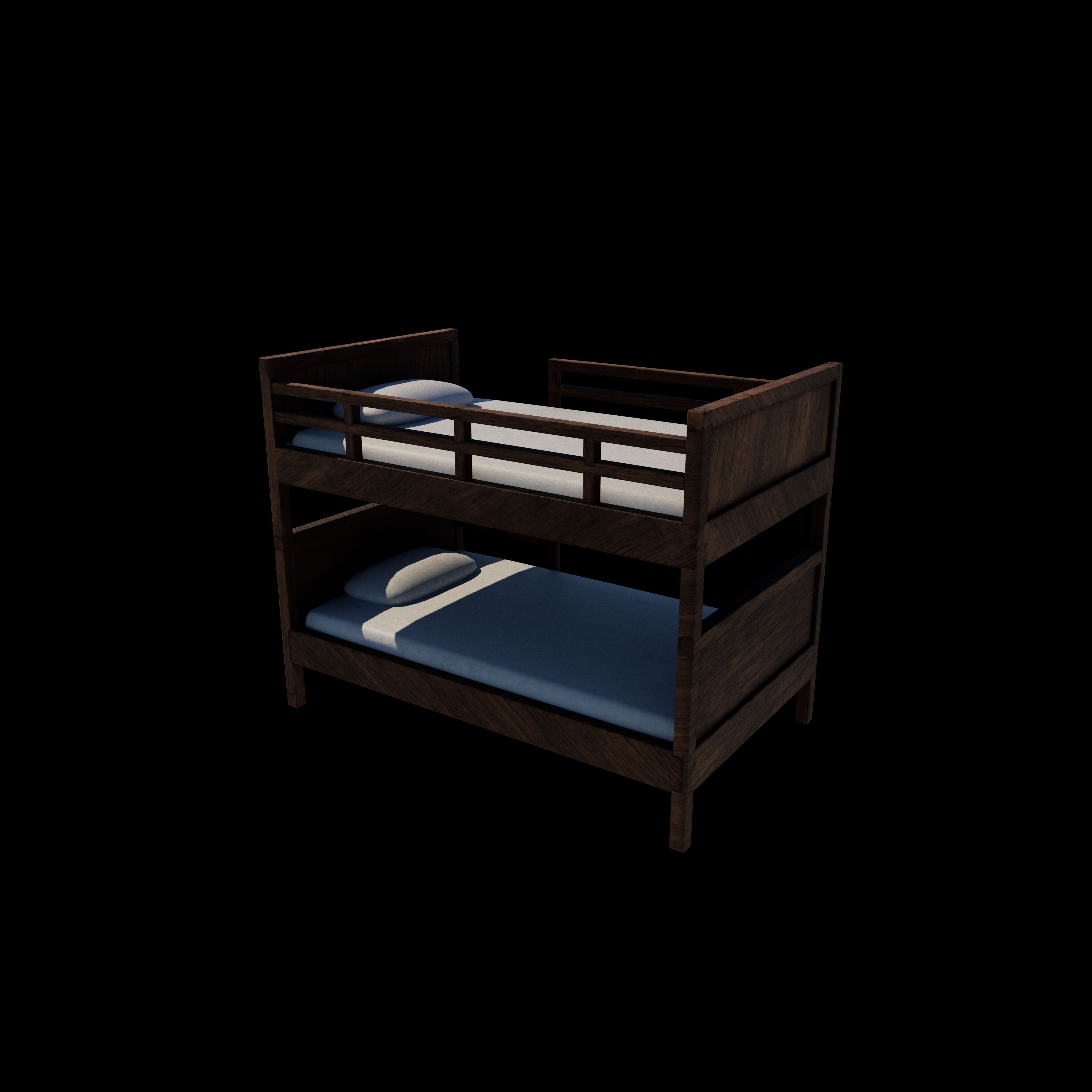 Norddal Bunk Bed 3D model_10
