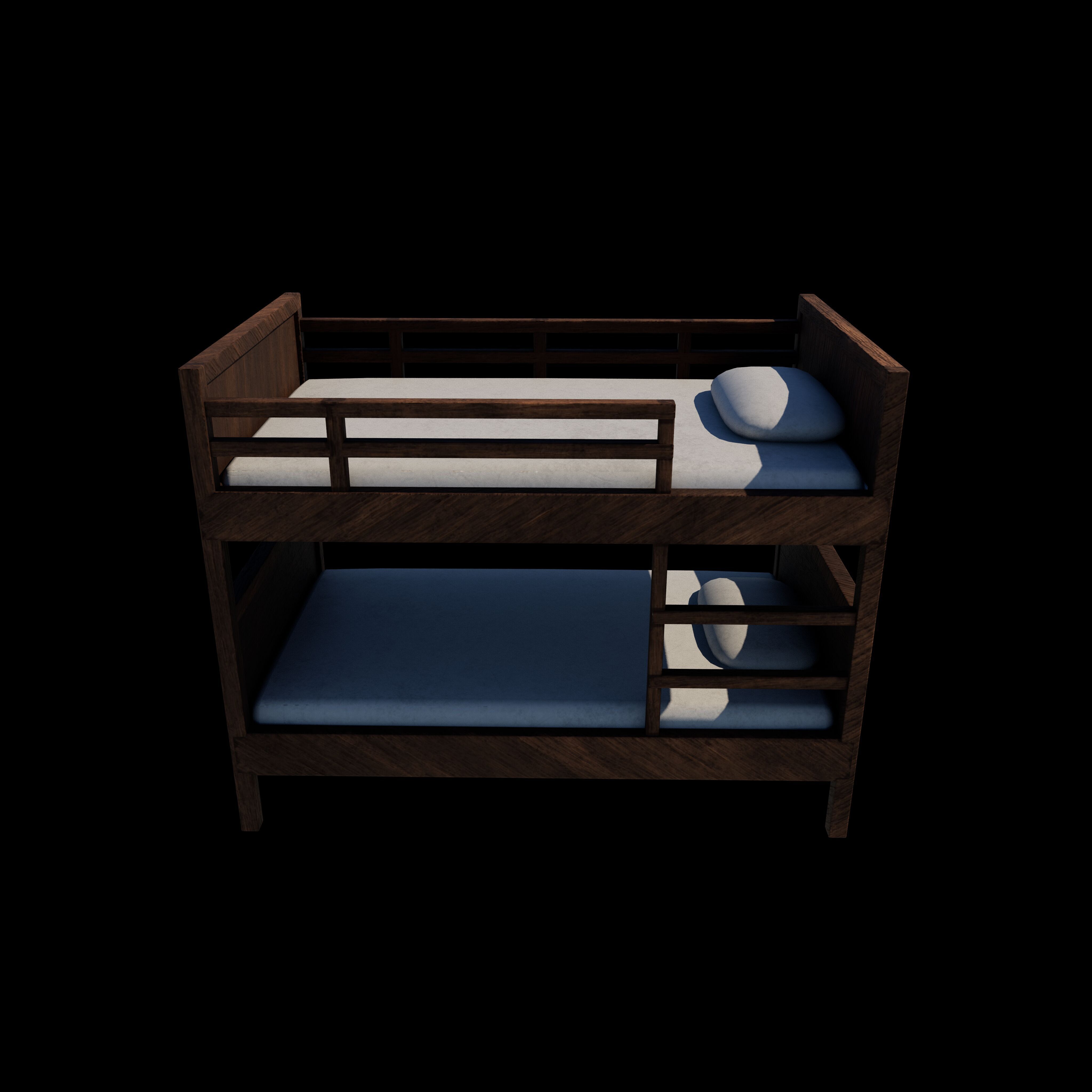 Norddal Bunk Bed 3D model_8