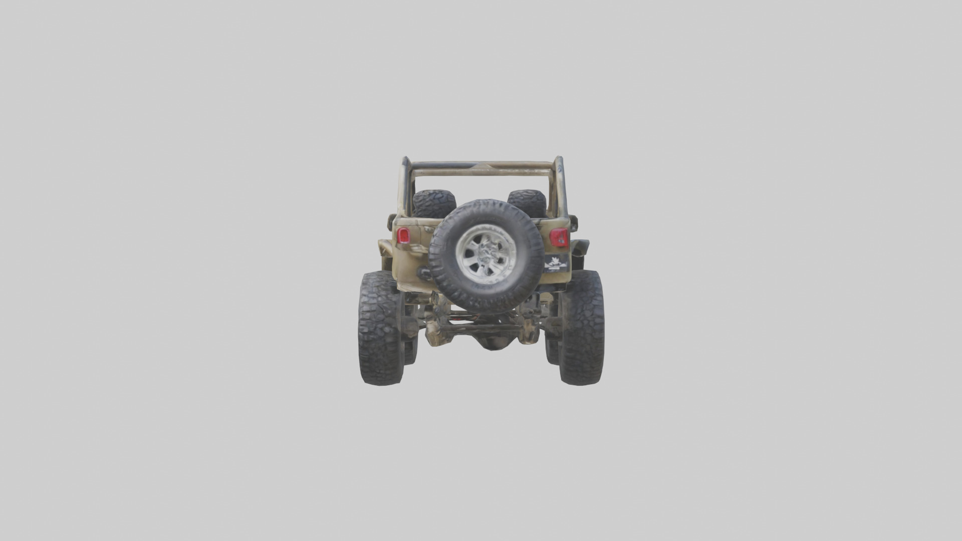 Offroad Racing Jeep model 3D model_12