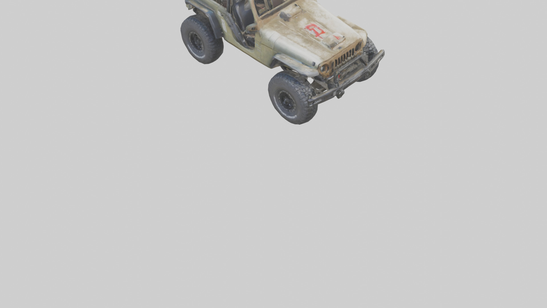 Offroad Racing Jeep model 3D model_4