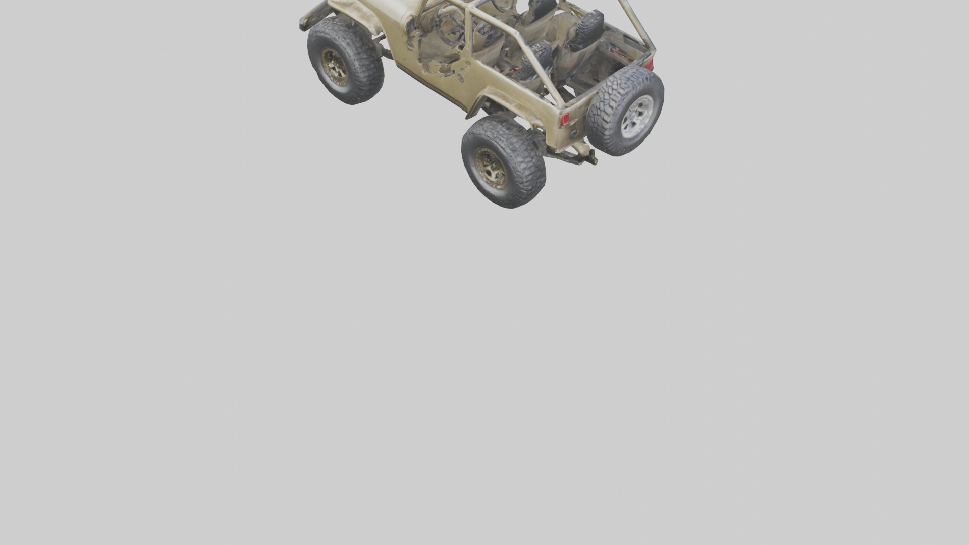 Offroad Racing Jeep model 3D model_5