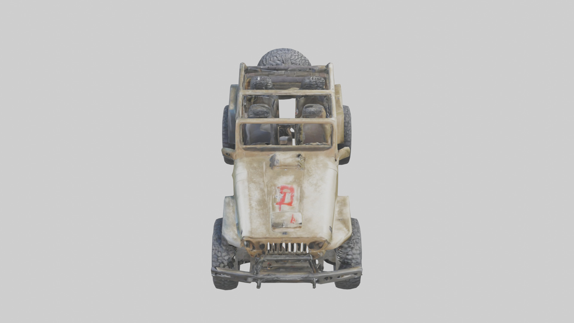 Offroad Racing Jeep model 3D model_18