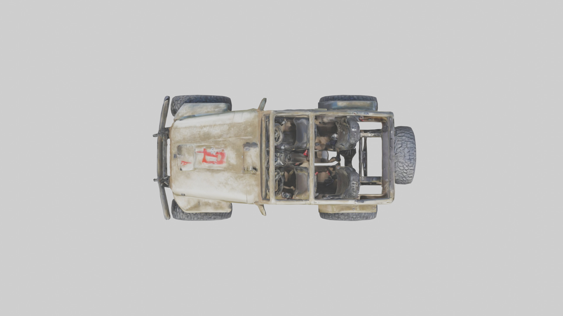 Offroad Racing Jeep model 3D model_14