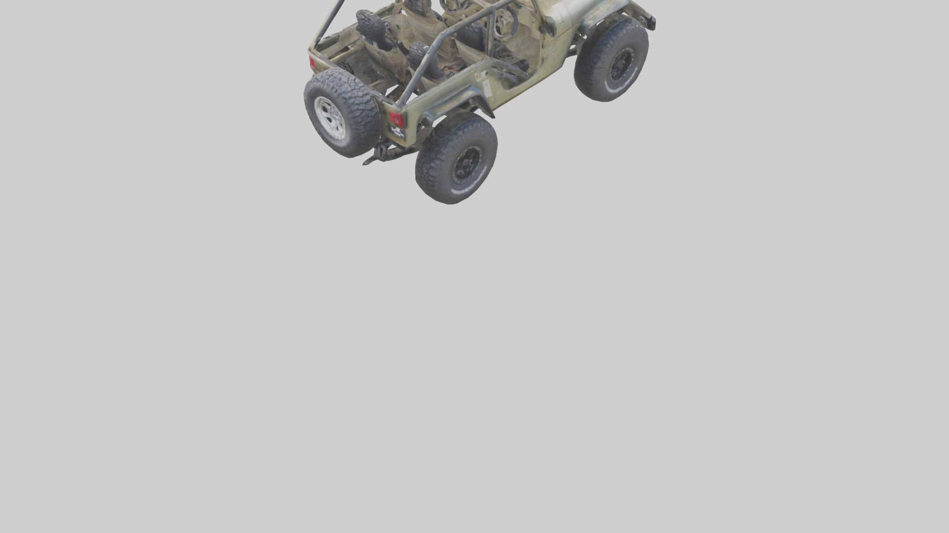 Offroad Racing Jeep model 3D model_3