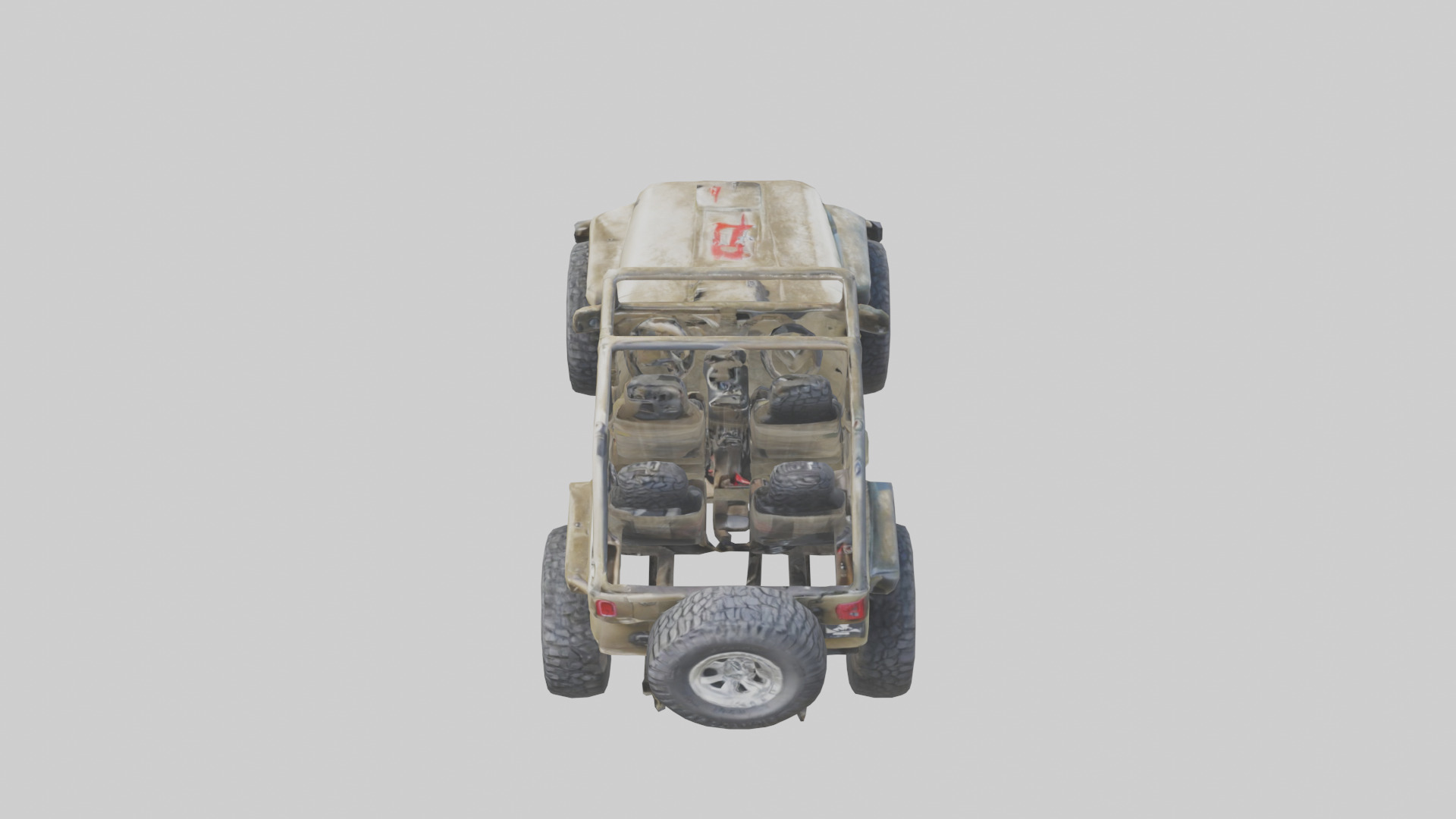 Offroad Racing Jeep model 3D model_17