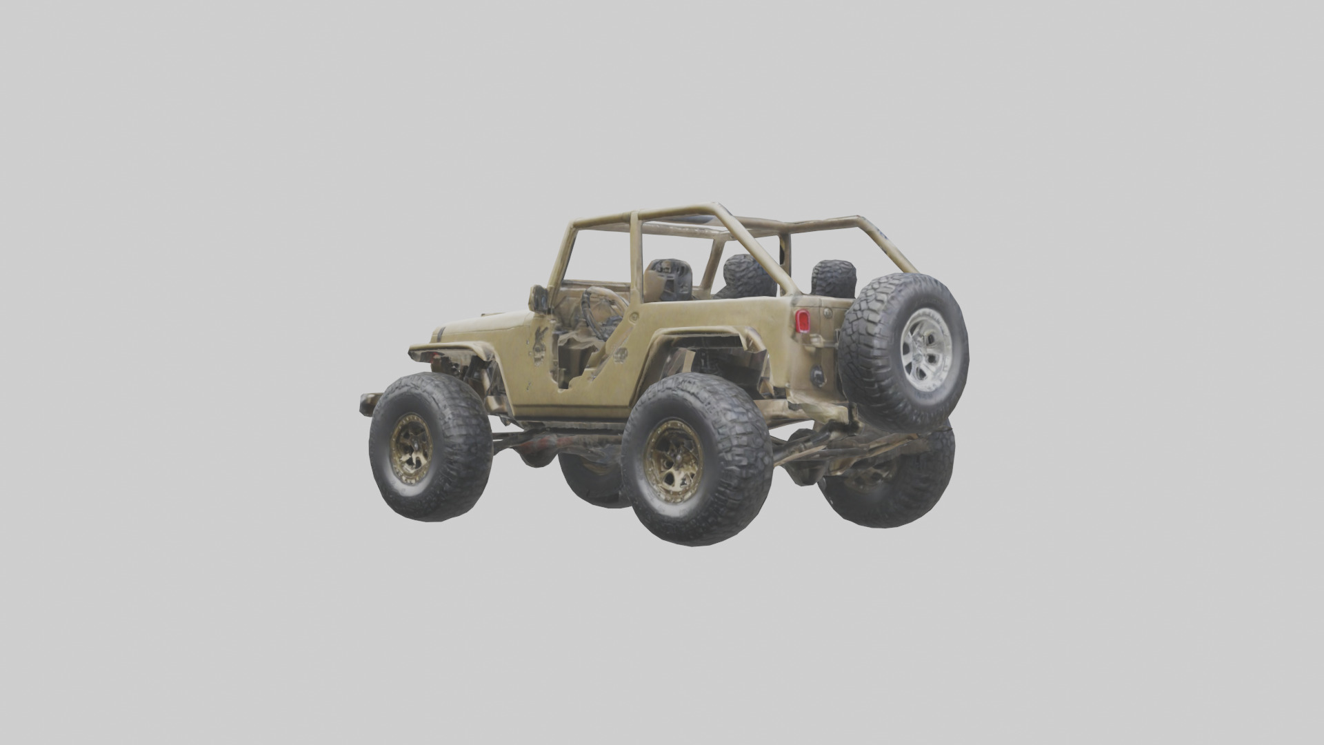 Offroad Racing Jeep model 3D model_10