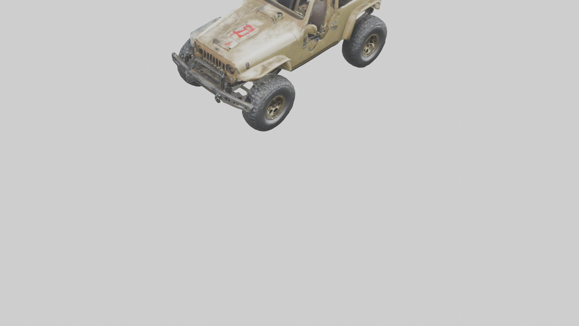 Offroad Racing Jeep model 3D model_6