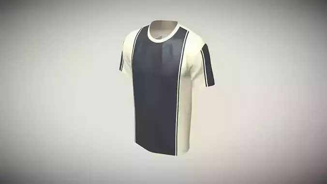 Mens T-Shirt In Low Poly