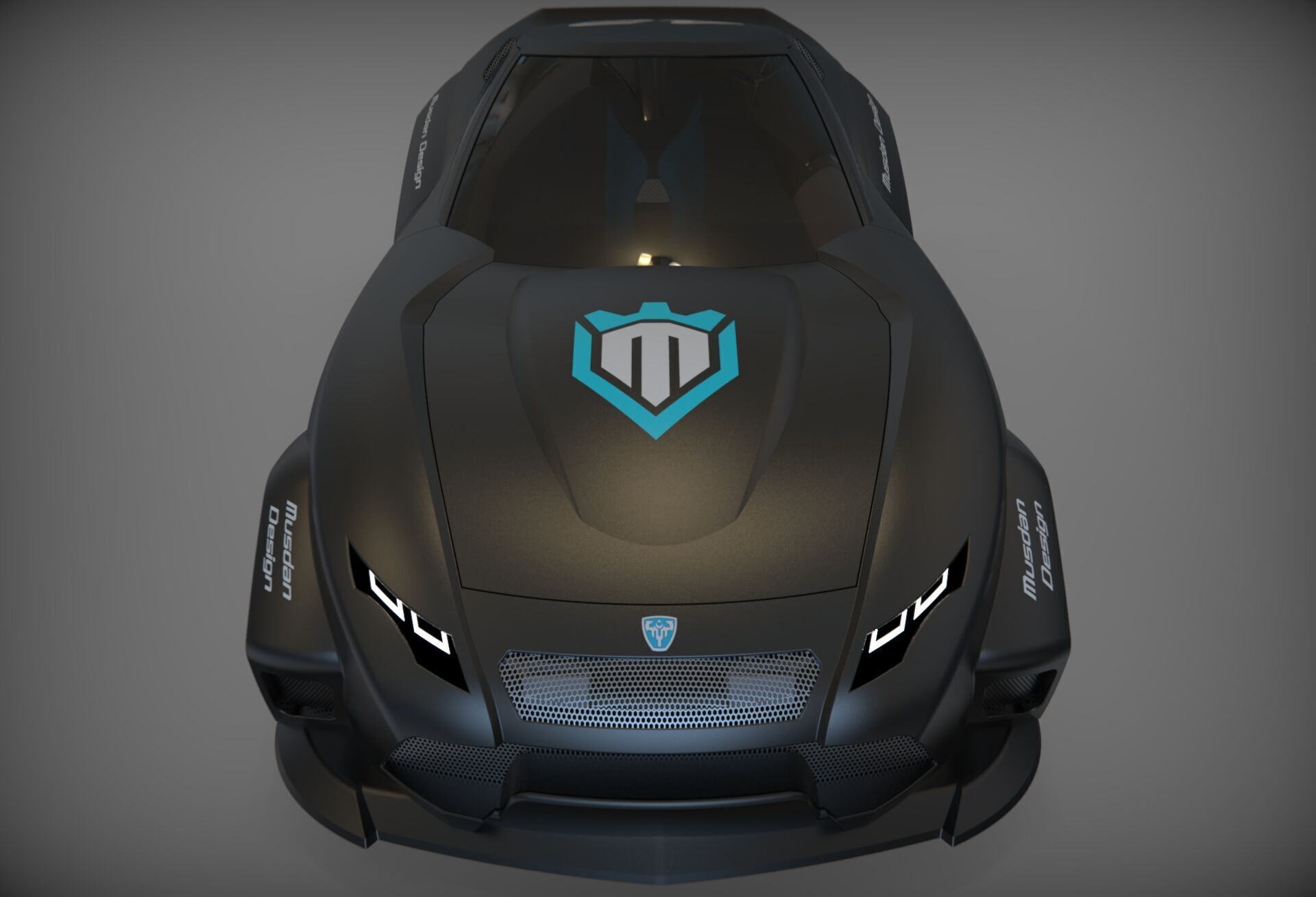 Custom Electric Car Prototype High Quality 3D CAD Model 3D model_6