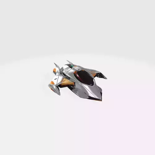 Futuristic Sci-Fi Spaceship 3D model