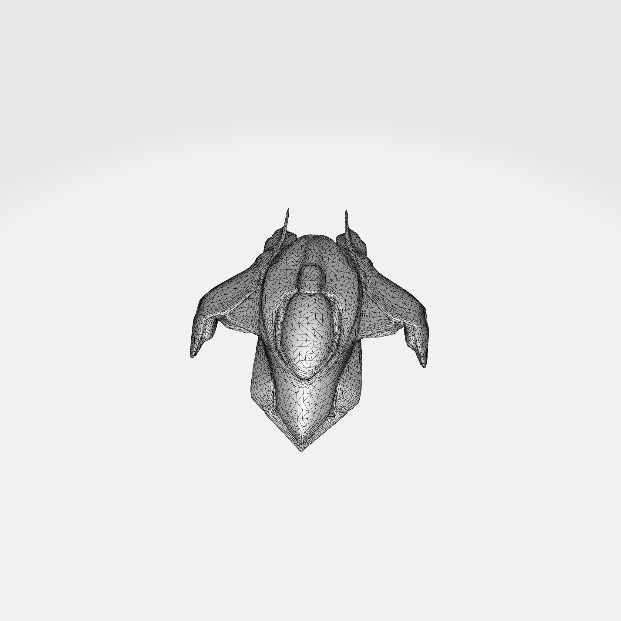 Futuristic Sci-Fi Spaceship 3D model_4