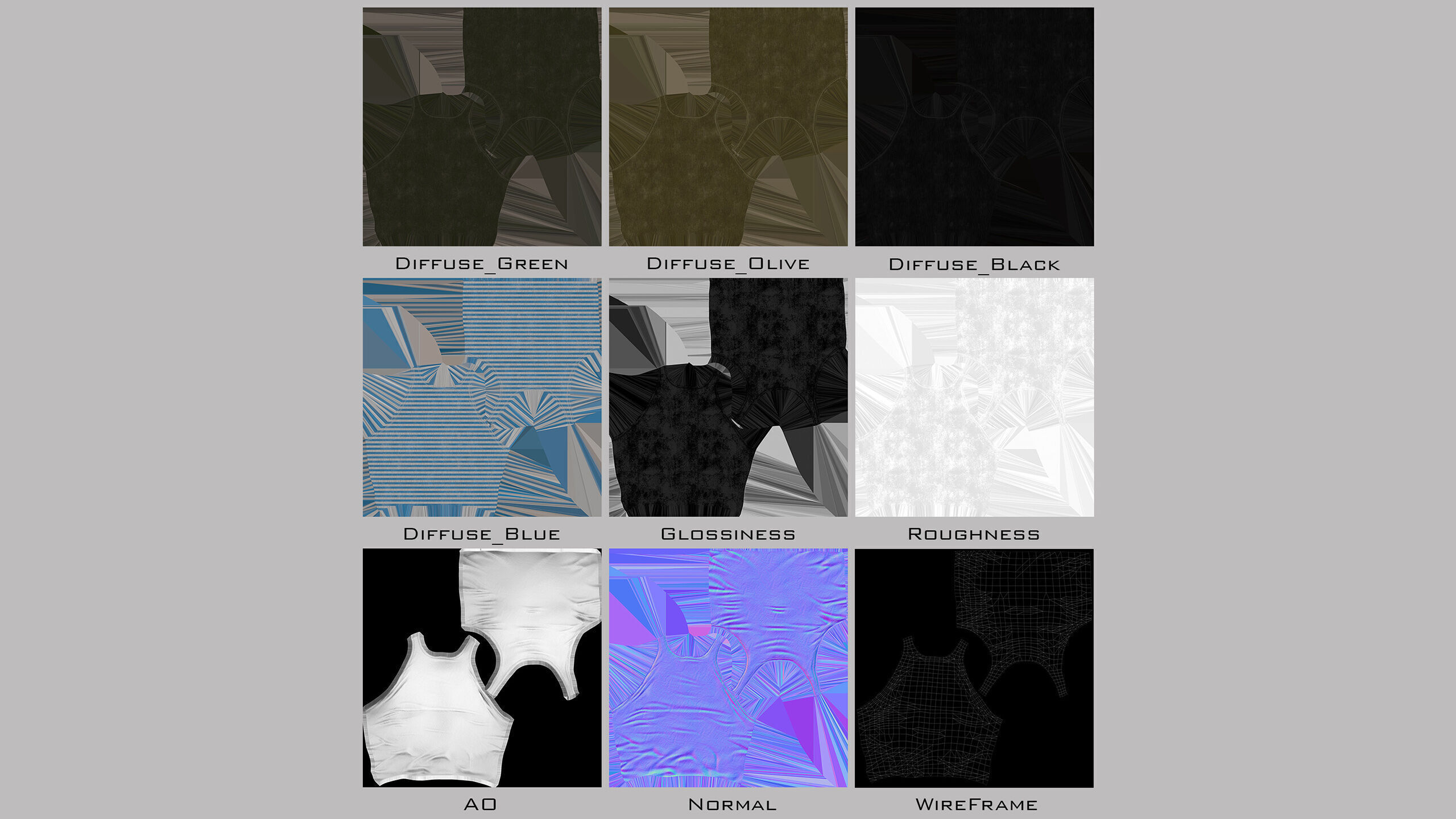 Modern Russian Soldier Low-poly 3D model_44