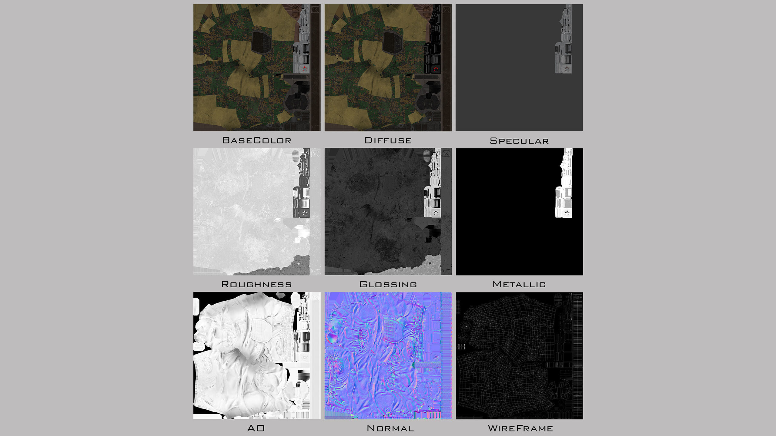 Modern Russian Soldier Low-poly 3D model_43