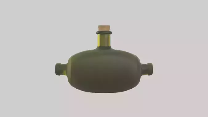 Olive Oil Bottle model 3D model