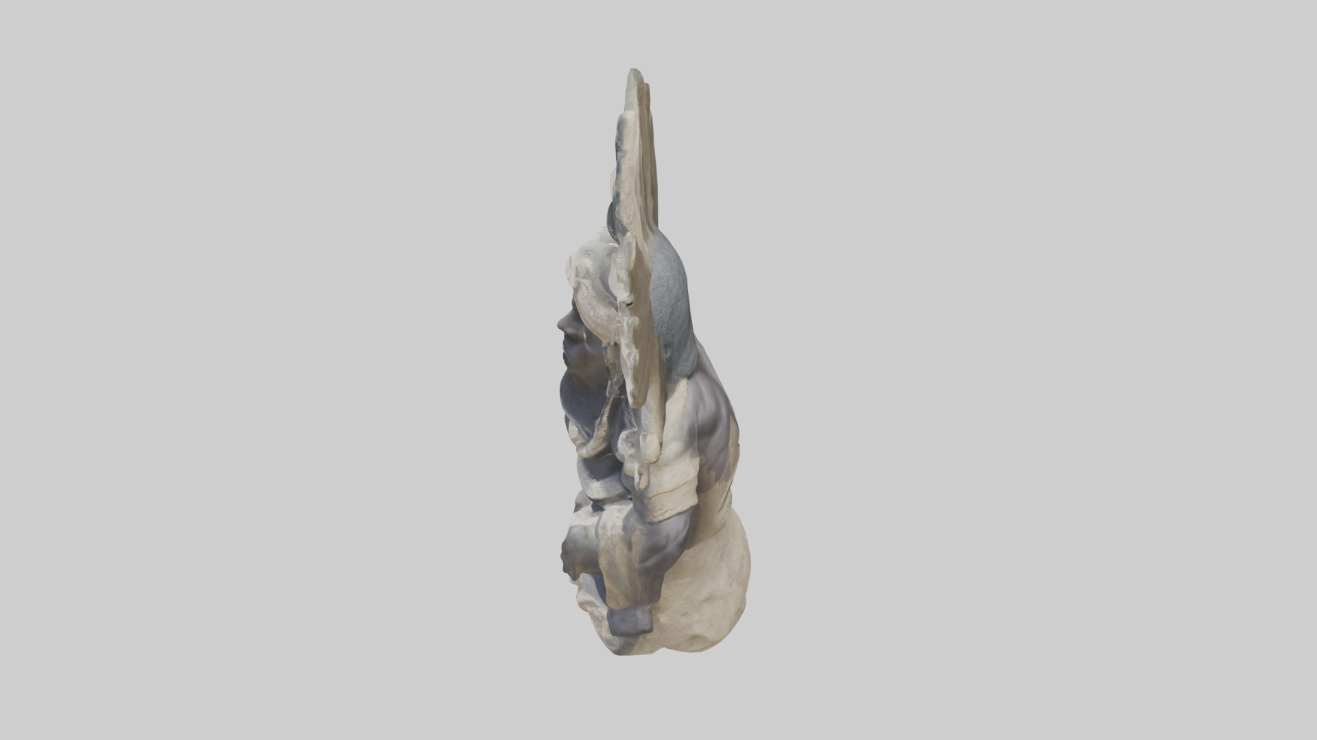 Olokun statue model 3D model_17