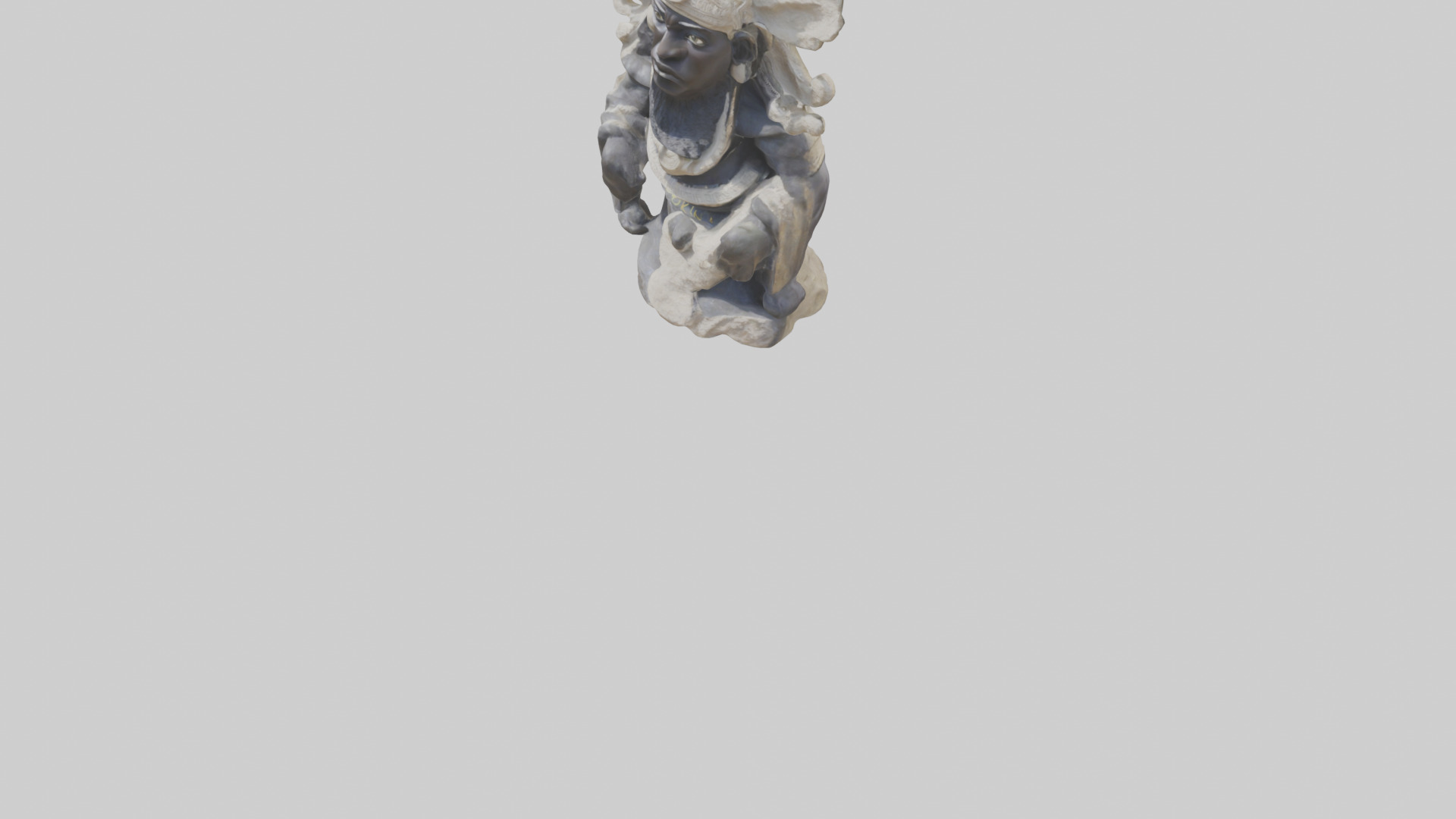 Olokun statue model 3D model_5