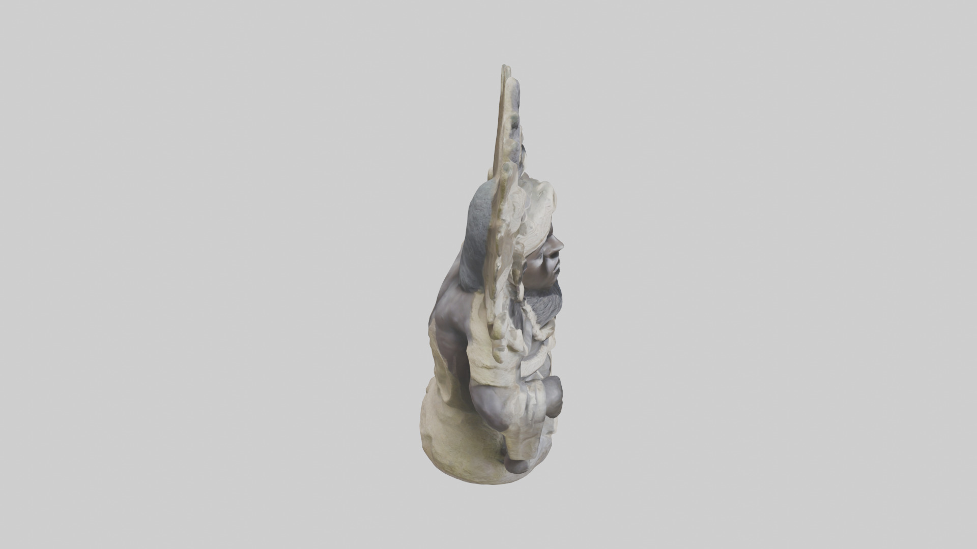 Olokun statue model 3D model_18