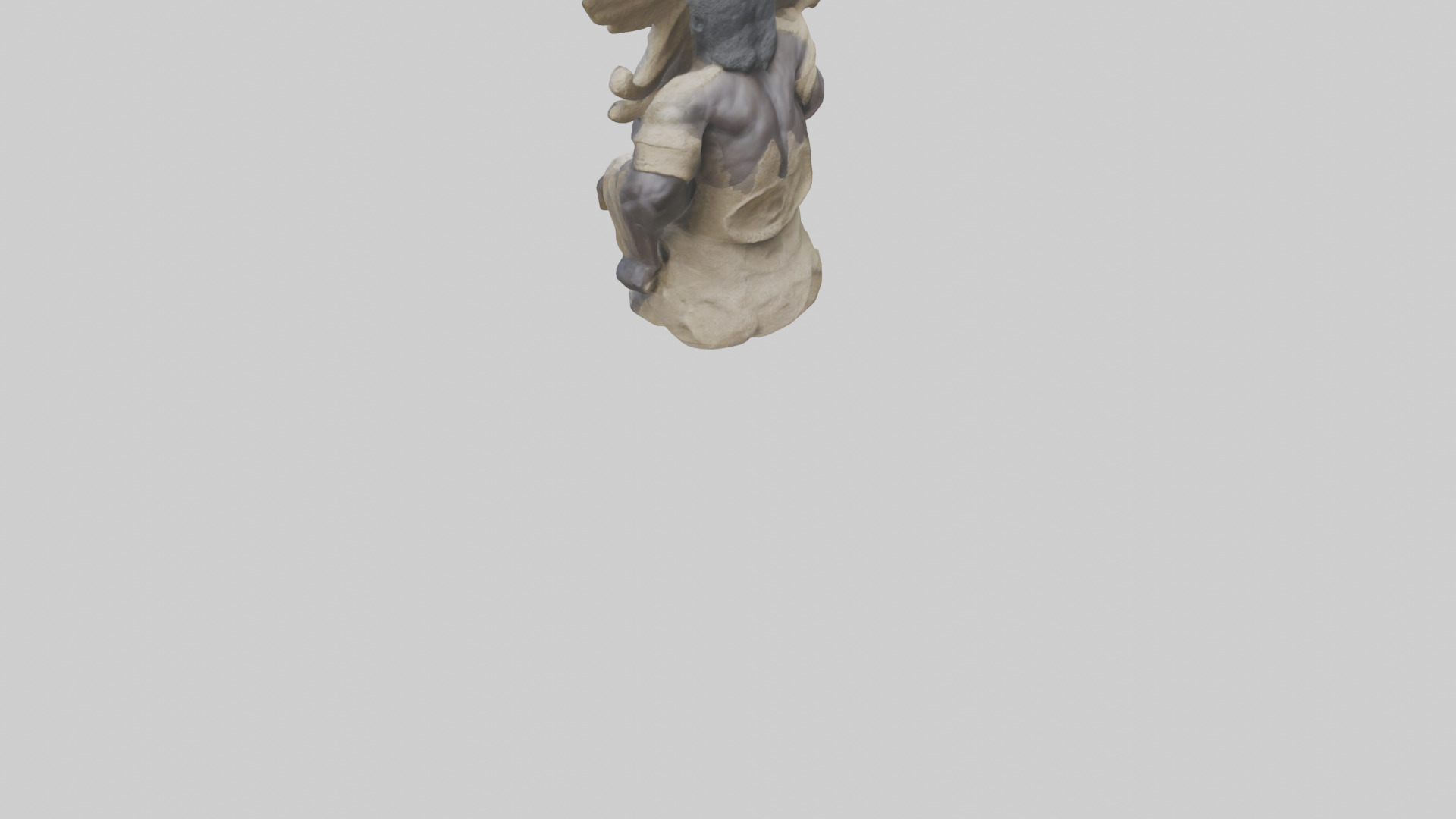 Olokun statue model 3D model_3