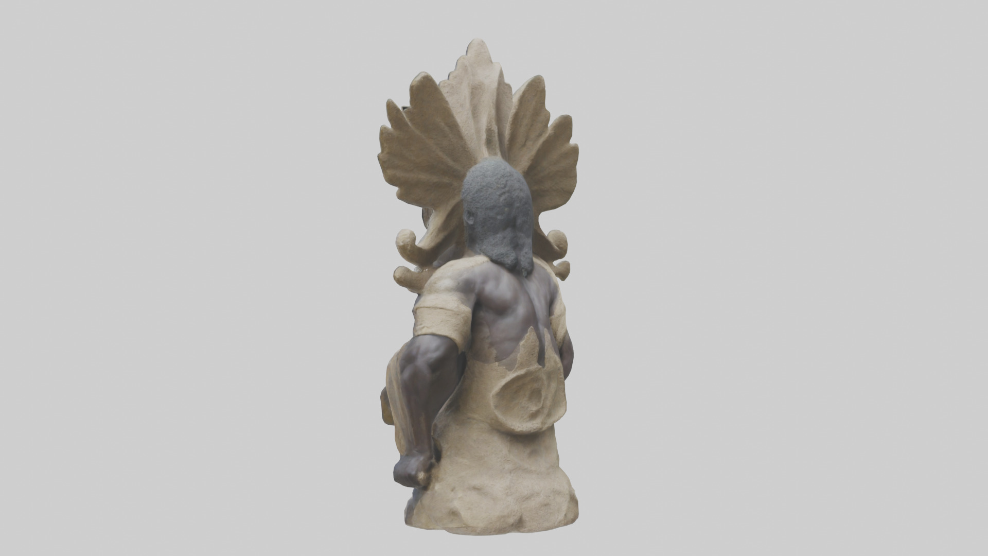 Olokun statue model 3D model_1