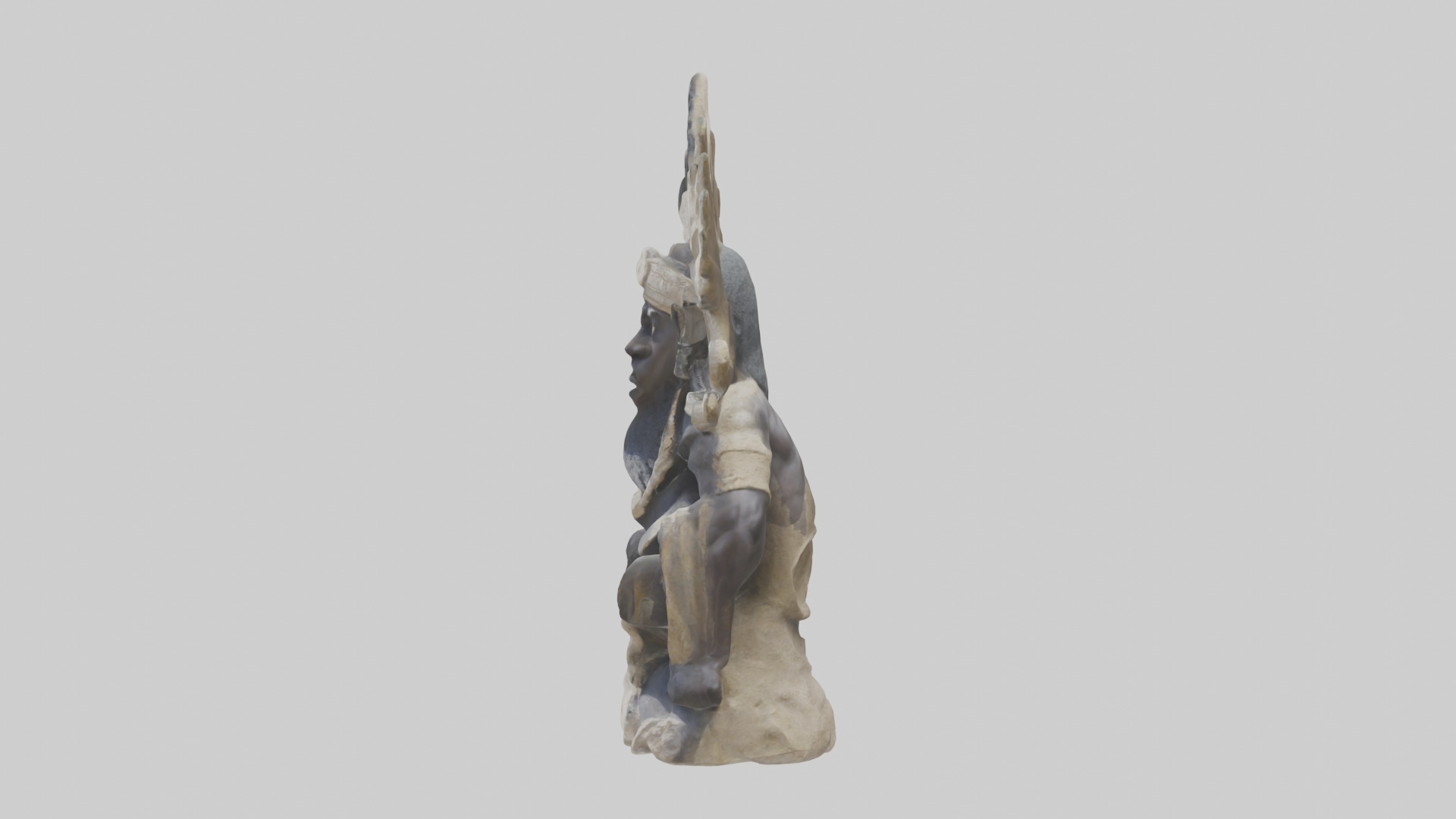 Olokun statue model 3D model_12
