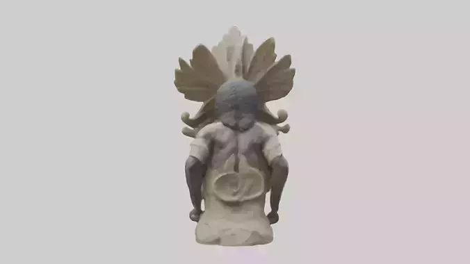 Olokun statue model