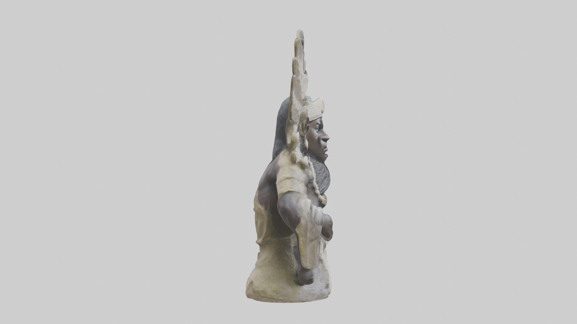 Olokun statue model 3D model_13