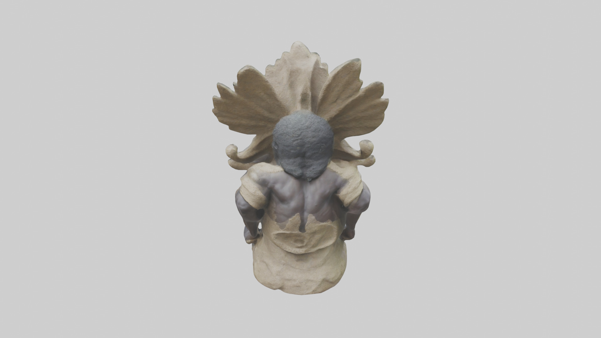 Olokun statue model 3D model_15