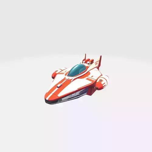 Spaceship  Futuristic Sci Fi Vehicle