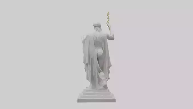 Olympian God statue model