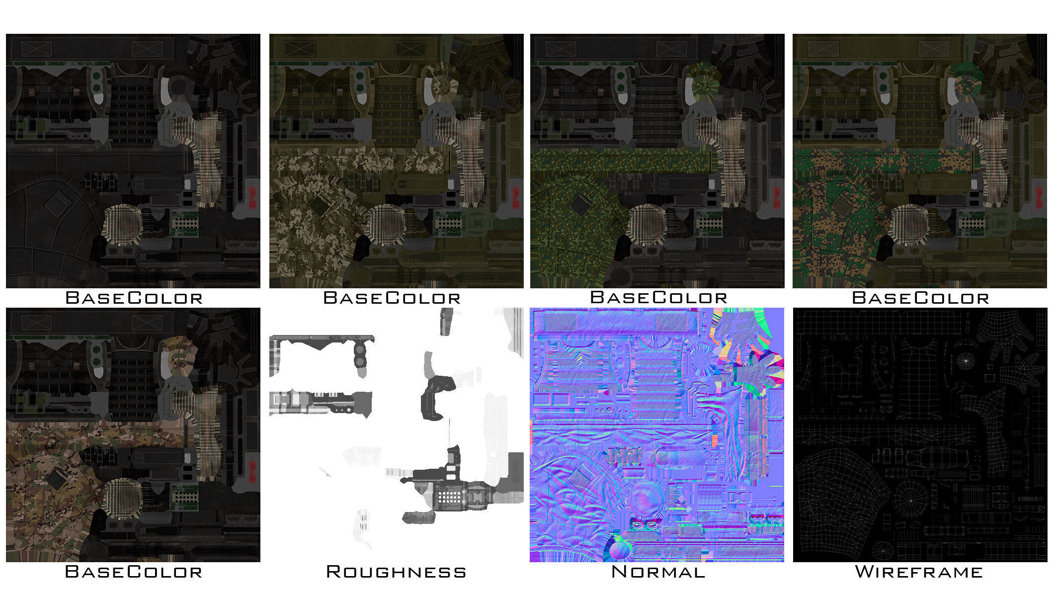 US Modern Assault Soldier Low-poly 3D model_37