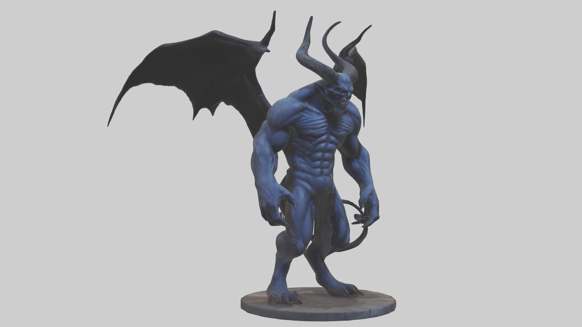 Ominous demon model 3D model_7