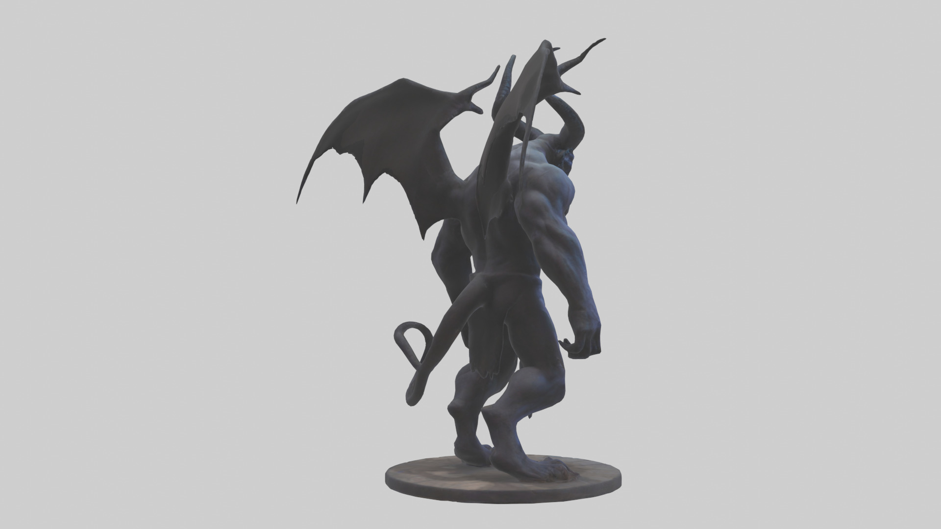 Ominous demon model 3D model_2