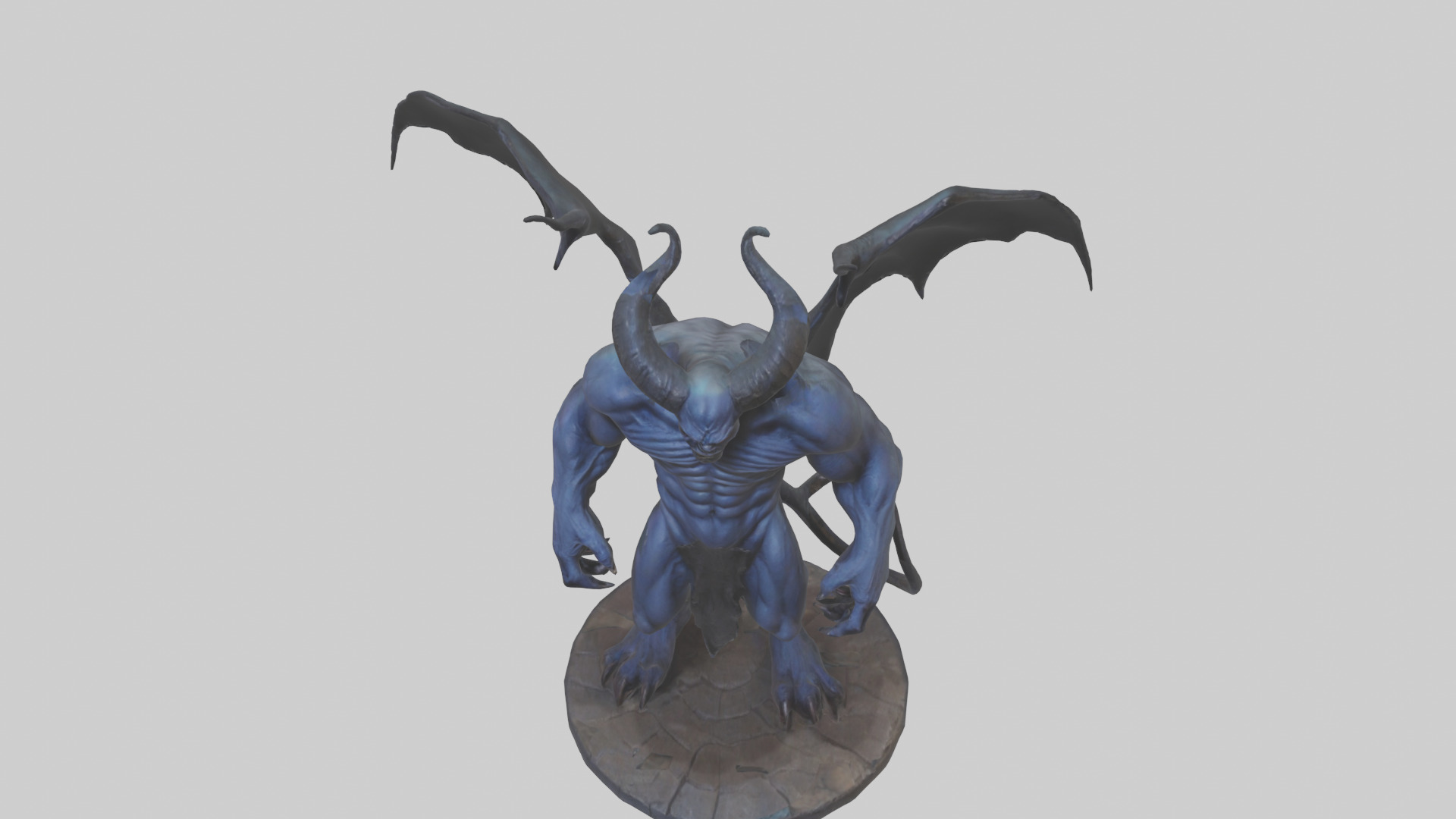 Ominous demon model 3D model_16