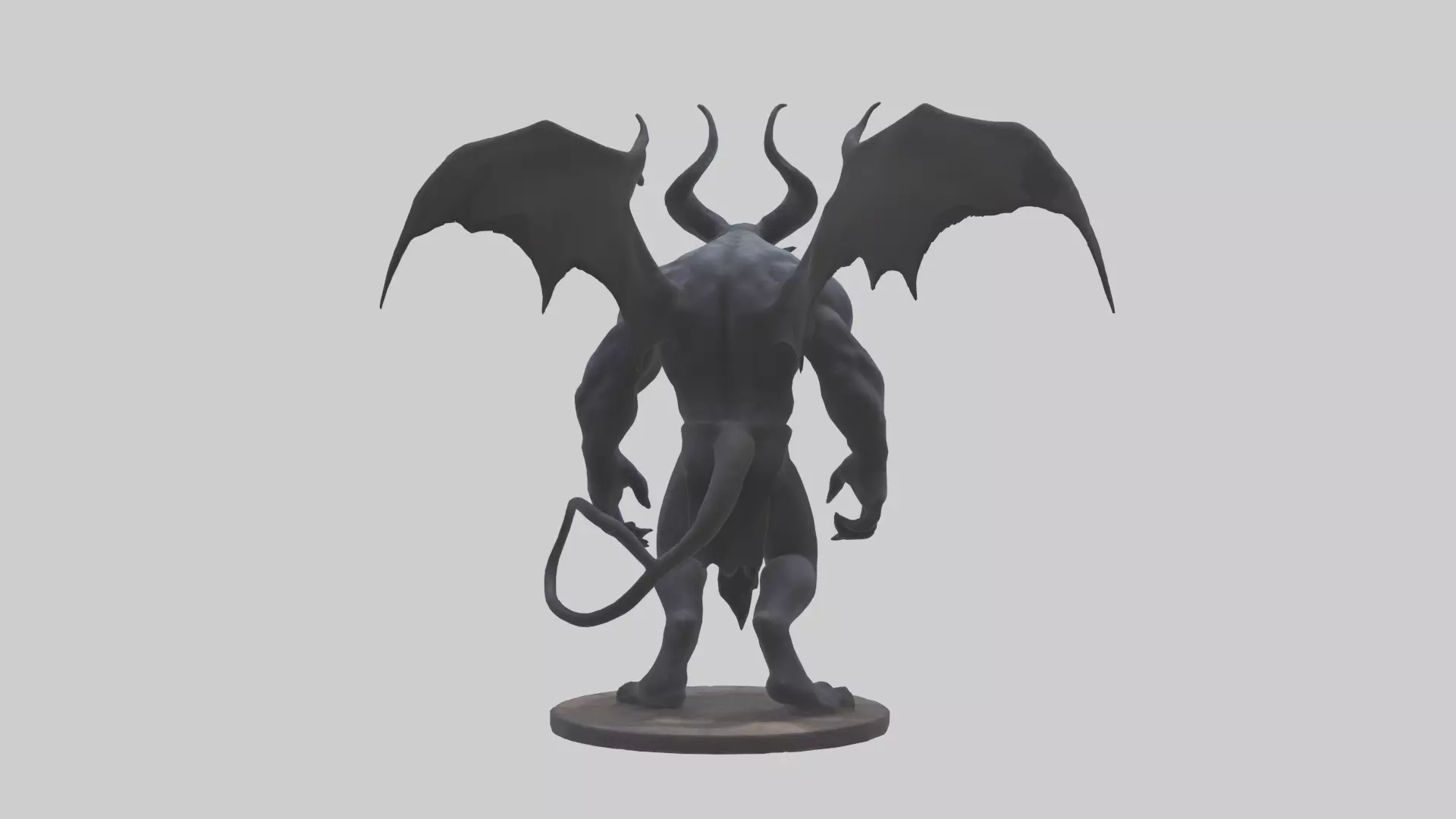 Ominous demon model 3D model_0