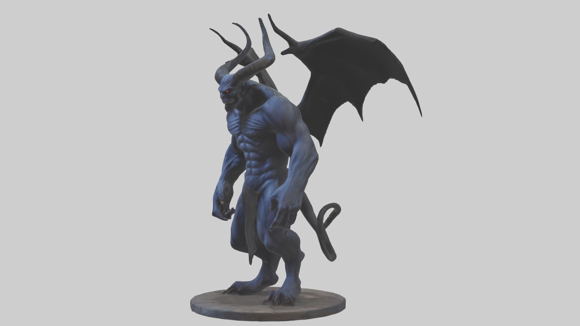 Ominous demon model 3D model_10
