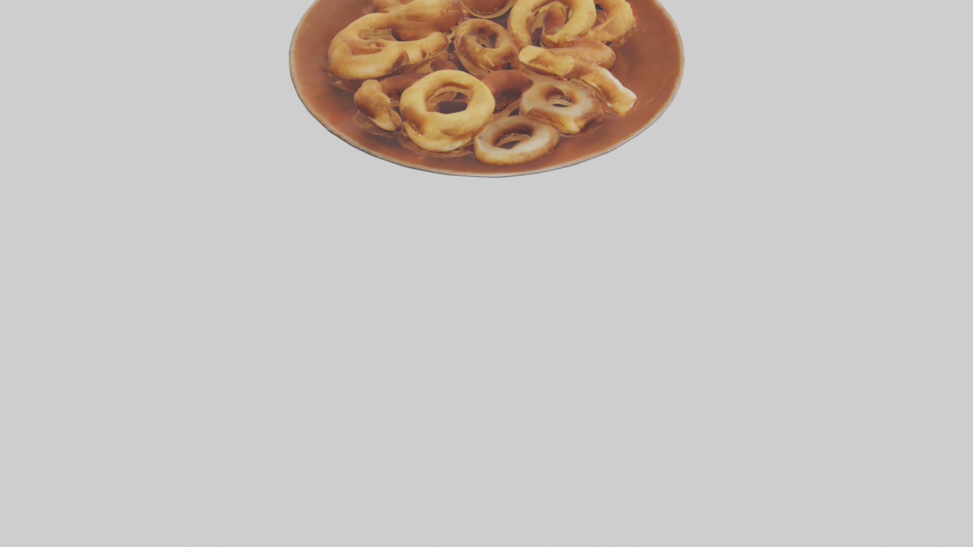 Onion rings with dipping sauce model 3D model_5